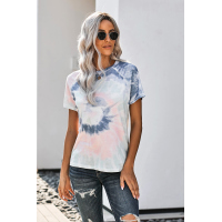 Raglan Sleeves Tie Dyed Tee