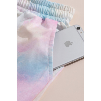 Multicolor Drawstring Tie Dye Jogger