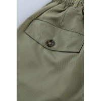 Olive Drawstring Cargo Pocketed Joggers