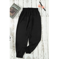 Black Pocketed Joggers