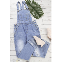 One-piece Denim Jumpsuit