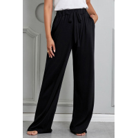 Black Drawstring Lounge Pants