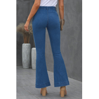 Blue Bell Bottom Denim Pants