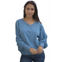 Sky Blue Our Country Roads Thermal Top