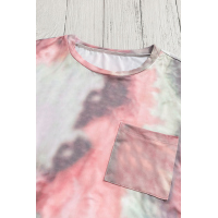 Gray Tie Dye Maxi Dress