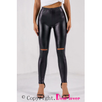 Black Skinny Faux Leather Leggings