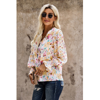 Cakewalk Floral Smocked Blouse