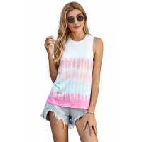 Pink Tie Dye Ombre Top