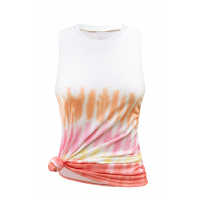 Orange Tie Dye Ombre Top