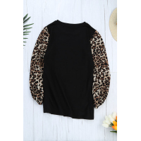 Sweet Spot Leopard Shift Top