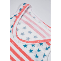 The USA Flag Stars and Stripes Tank Top