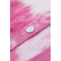 Pink Whirlwind Tie Dye Button Shirt with Pocket