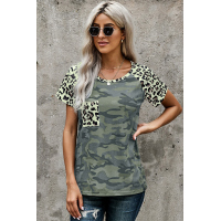 Leopard Pocket Camo T-shirt