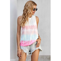 Pink Tie Dye Ombre Top