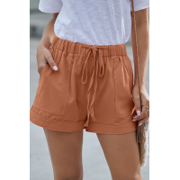 Orange Strive Pocketed Shorts