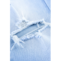 Light Blue Washed Ripped Jeans