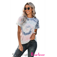 Raglan Sleeves Tie Dyed Tee