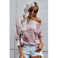 Tie Dye Pullover Long Sleeve Top