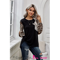 Sweet Spot Leopard Shift Top