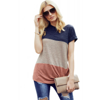 Jaxon Color Block Twist Tee