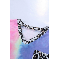 Hypnotized Tie Dye Leopard Top