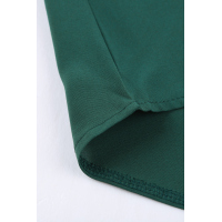 Green Zip To It Blouse