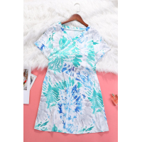 Remain the Same Blue Tie Dye Dress