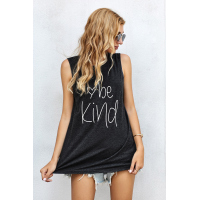 Be Kind Gray Tank Top