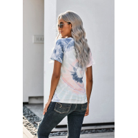 Raglan Sleeves Tie Dyed Tee