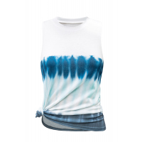 Blue Tie Dye Ombre Top