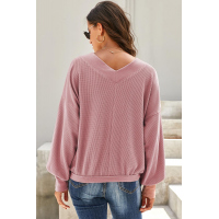 Pink Our Country Roads Thermal Top