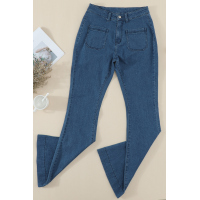 Blue Bell Bottom Denim Pants