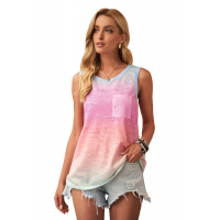 Multicolor Ombre Tank Top