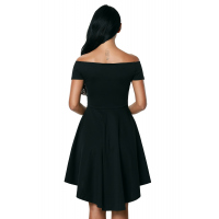 Black All The Rage Skater Dress