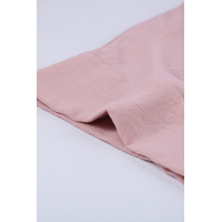 Pink Short Sleeve Button Solid Shirt