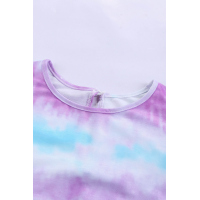 Magic Maker Purple Multi Tie Dye Dress