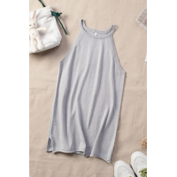 Gray Knit Tank Top