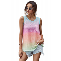 Multicolor Ombre Tank Top