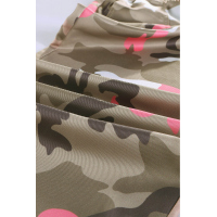 Elastic Waist Neon Camo Joggers