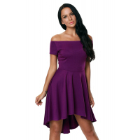 Purple All The Rage Skater Dress