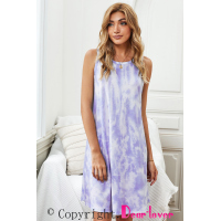 Tie Dye Knit Tank Dress