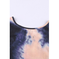 Tie-Dye Cross Front Tank Top