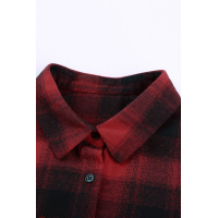 Red Buffalo Checkered Print Chest Pockets Shirt