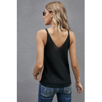 Black Equinox Cotton Blend Tank