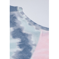 Raglan Sleeves Tie Dyed Tee