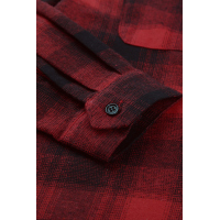 Red Buffalo Checkered Print Chest Pockets Shirt