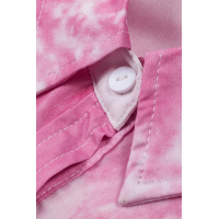 Pink Whirlwind Tie Dye Button Shirt with Pocket