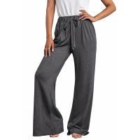 Gray Drawstring Lounge Pants