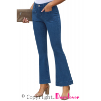 Blue Bell Bottom Denim Pants