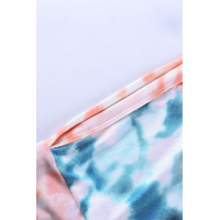 Waves Tie Dye Cold Shoulder Top